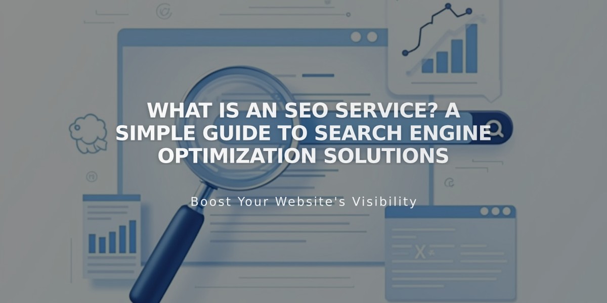 What Is an SEO Service? A Simple Guide to Search Engine Optimization Solutions