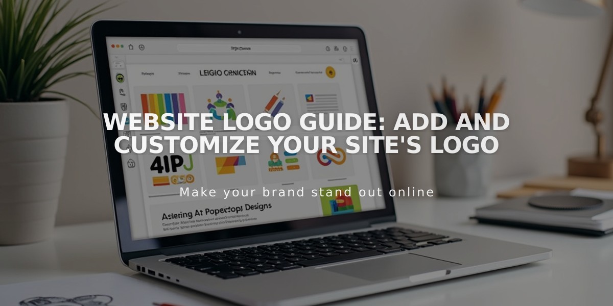 Website Logo Guide: Add and Customize your Site's Logo