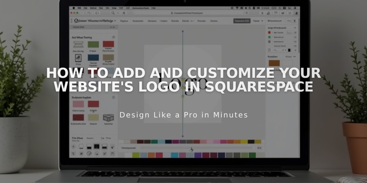 How to Add and Customize Your Website's Logo in Squarespace