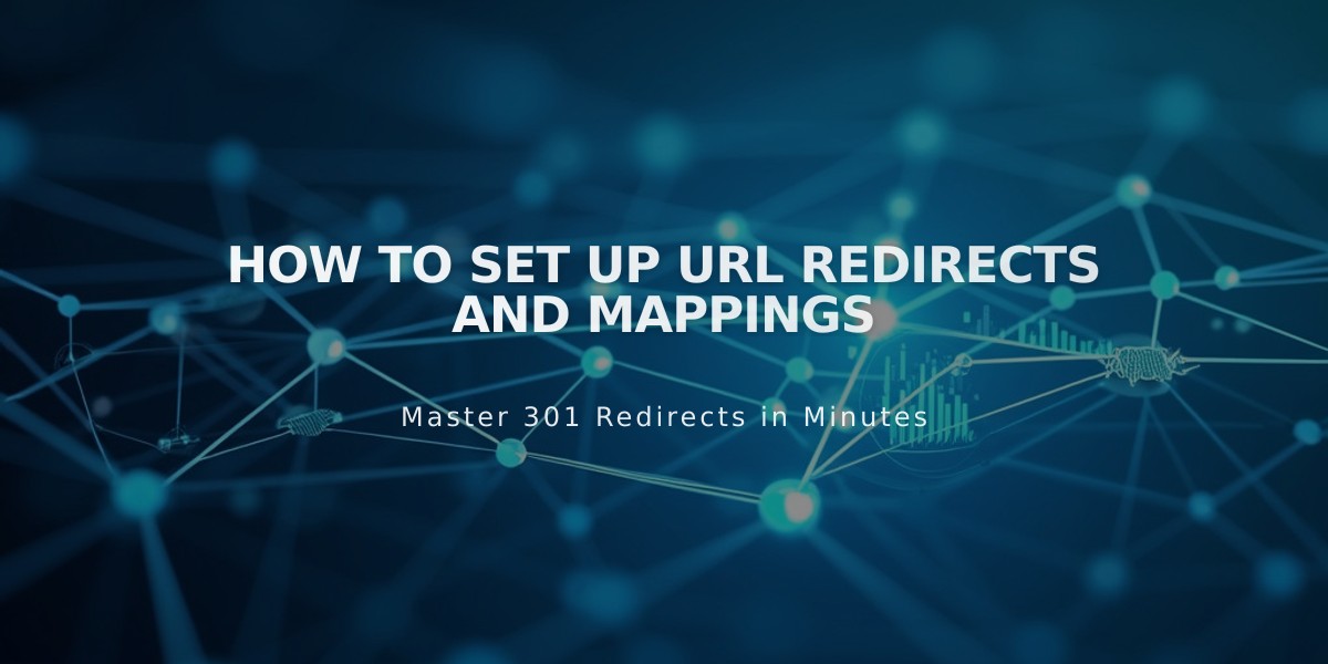 How to Set Up URL Redirects and Mappings