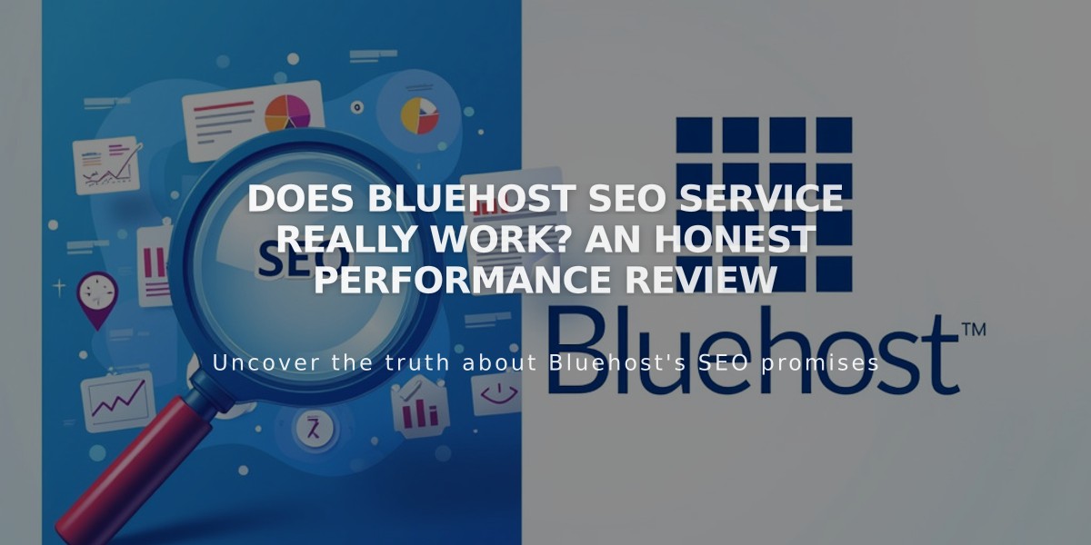 Does Bluehost SEO Service Really Work? An Honest Performance Review