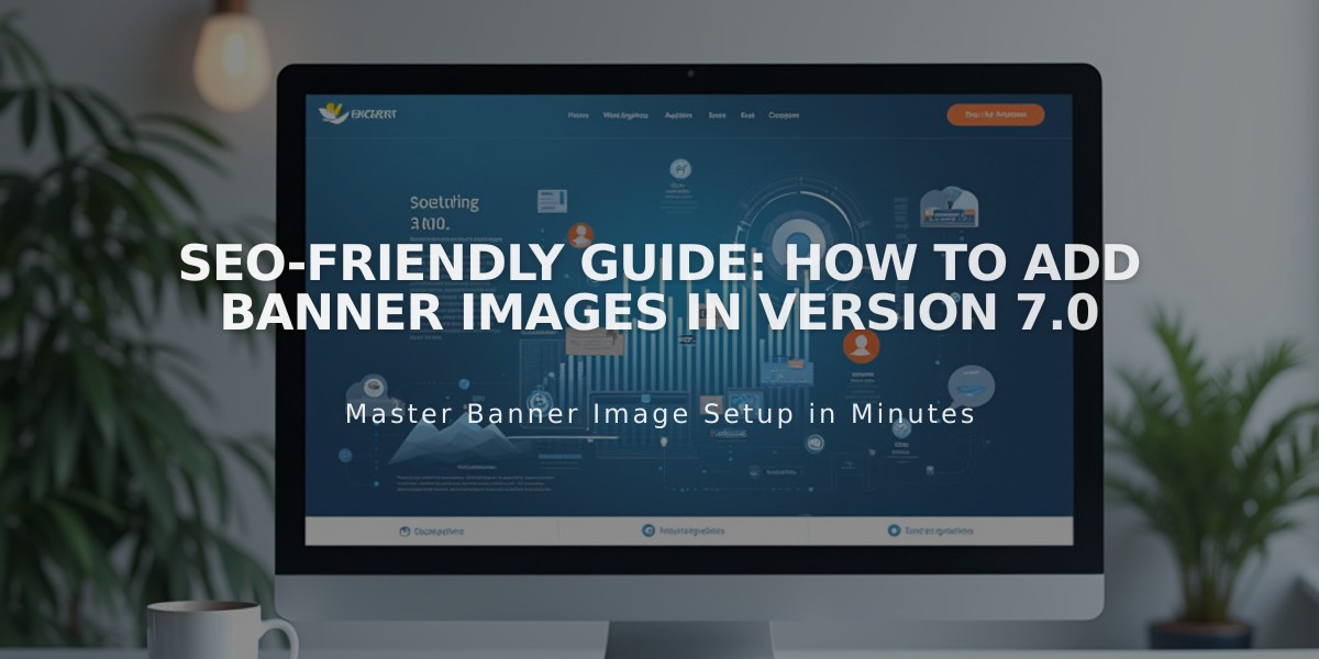 SEO-Friendly Guide: How to Add Banner Images in Version 7.0