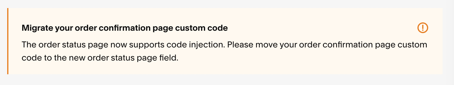 Malicious code injection warning