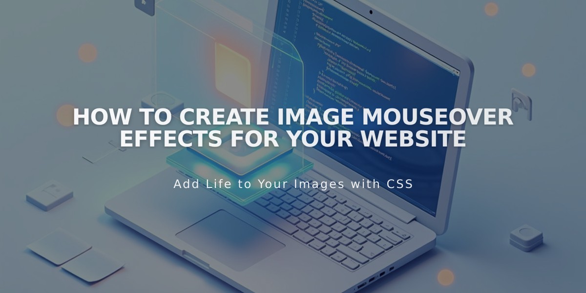 How to Create Image Mouseover Effects for Your Website