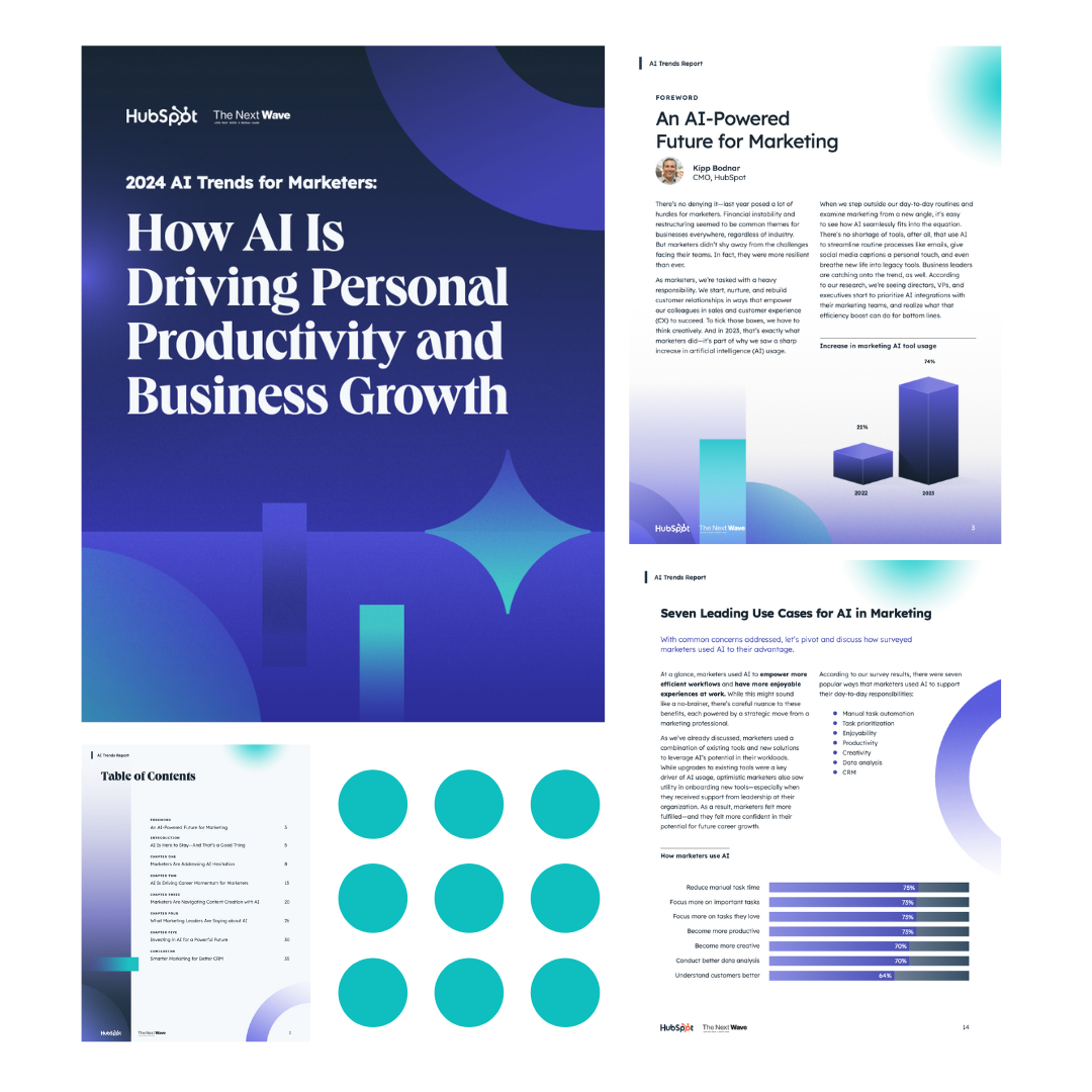 HubSpot AI Marketing Trends Report Cover