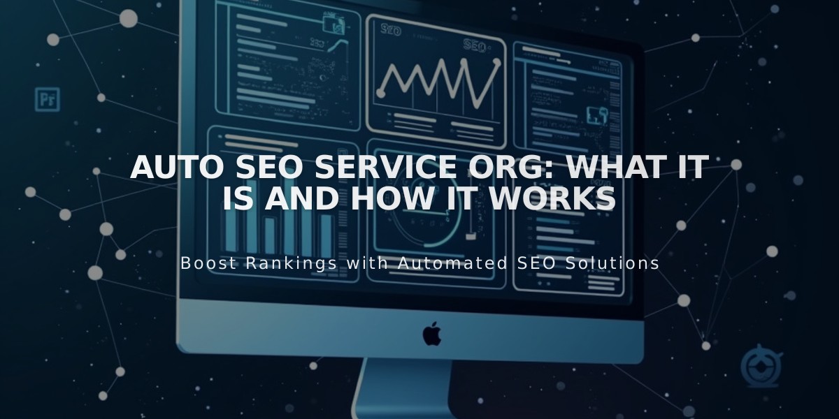 Auto SEO Service Org: What It Is and How It Works