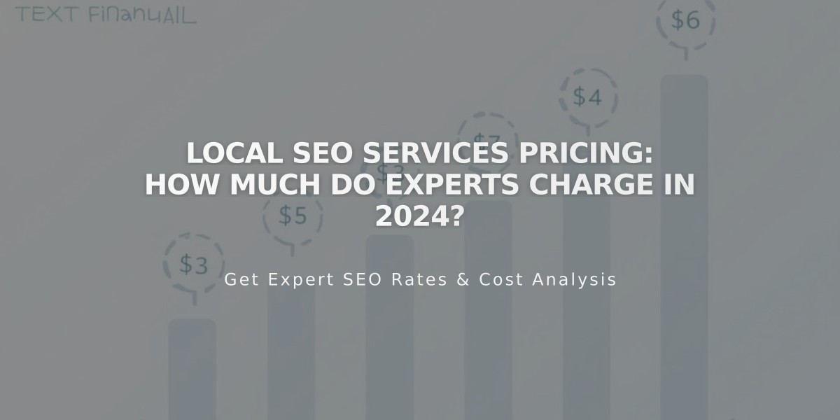 Local SEO Services Pricing: How Much Do Experts Charge in 2024?