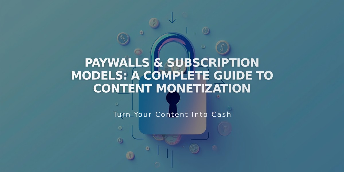 Paywalls & Subscription Models: A Complete Guide to Content Monetization