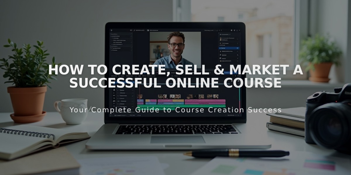 How to Create, Sell & Market a Successful Online Course