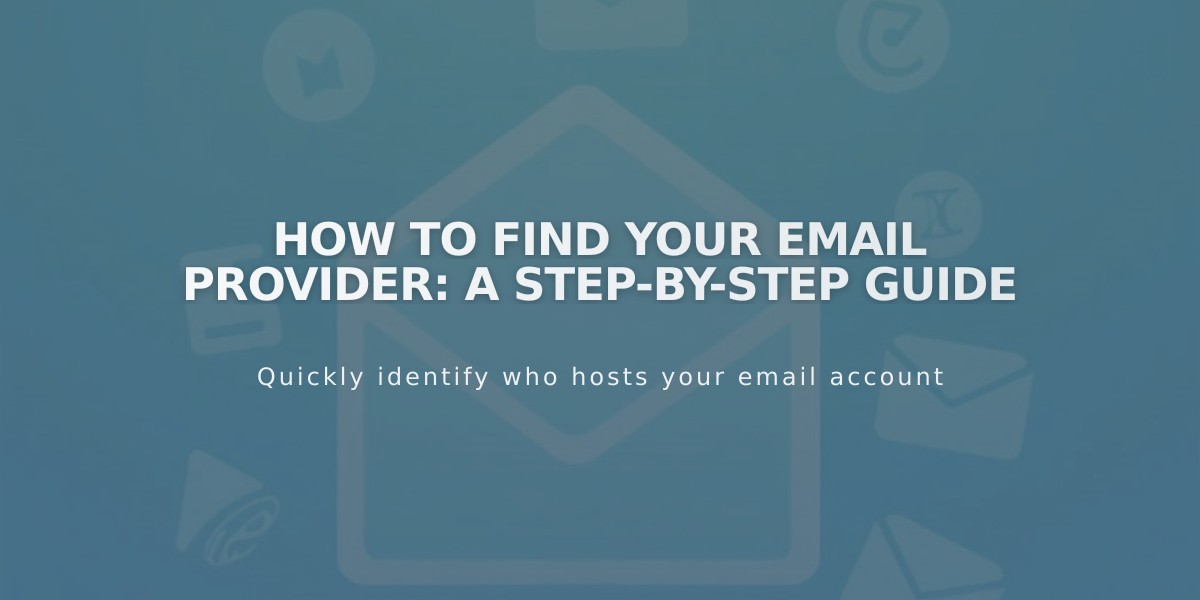 How to Find Your Email Provider: A Step-by-Step Guide