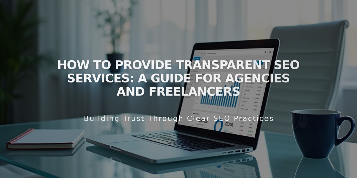 How to Provide Transparent SEO Services: A Guide for Agencies and Freelancers