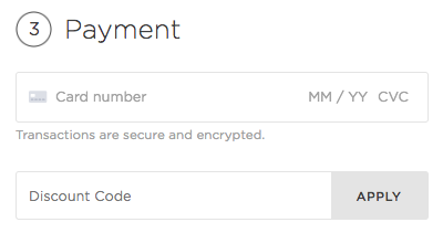 Credit Card Number Input Field