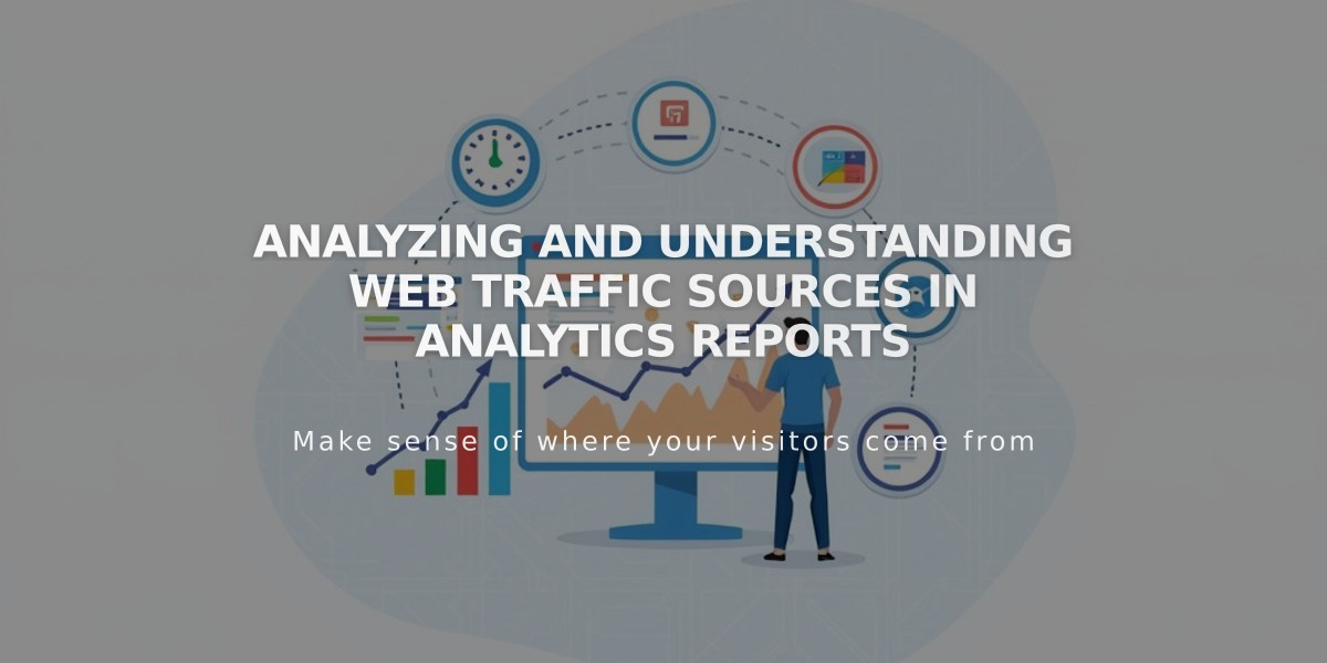 Analyzing and Understanding Web Traffic Sources in Analytics Reports