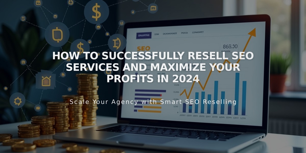 How to Successfully Resell SEO Services and Maximize Your Profits in 2024