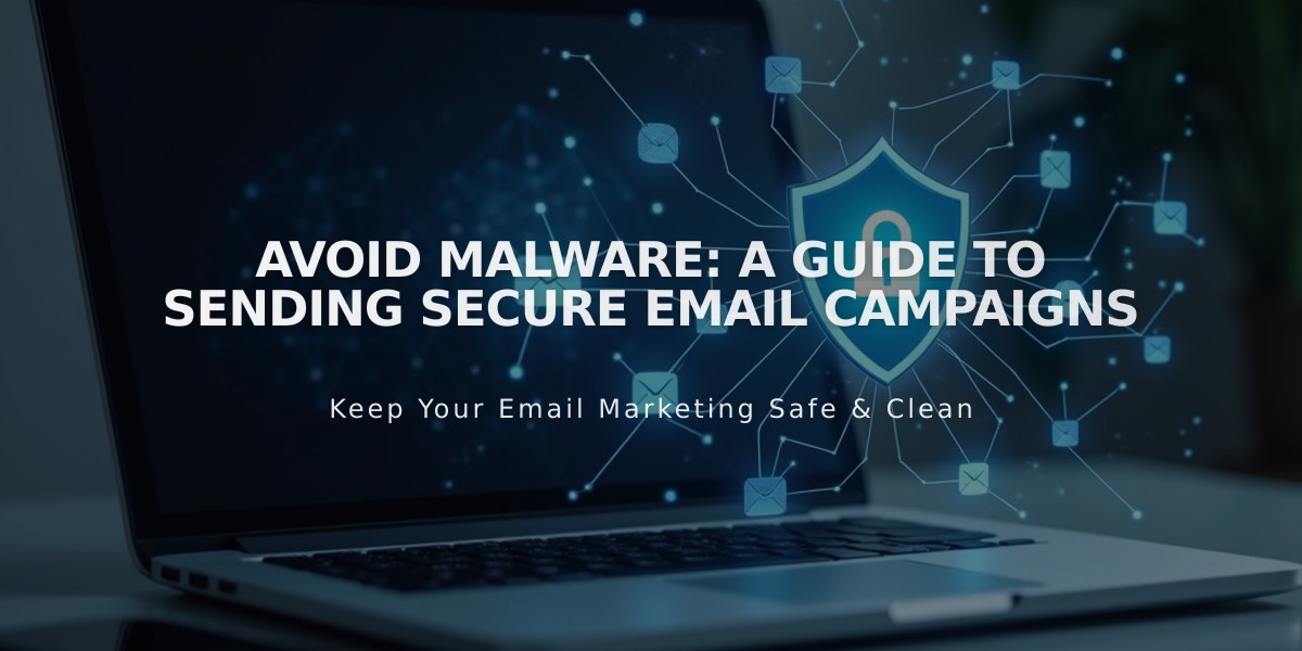 Avoid Malware: A Guide to Sending Secure Email Campaigns