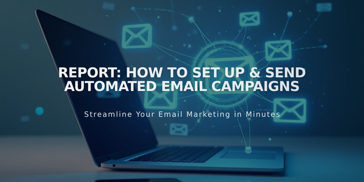 Report: How to Set Up & Send Automated Email Campaigns