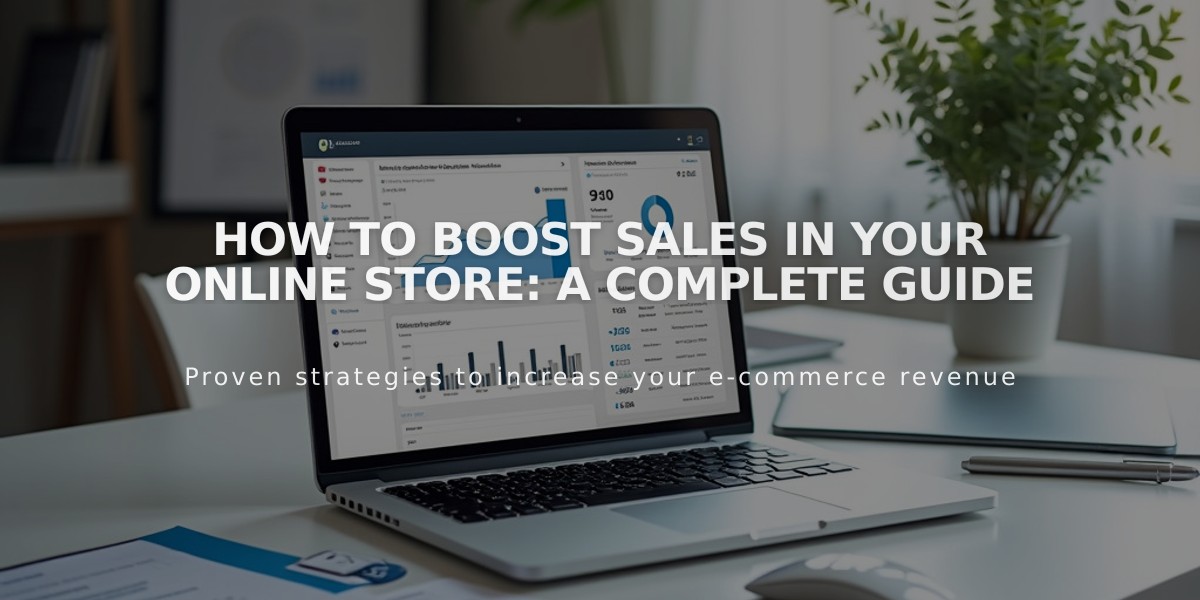 How to Boost Sales in Your Online Store: A Complete Guide