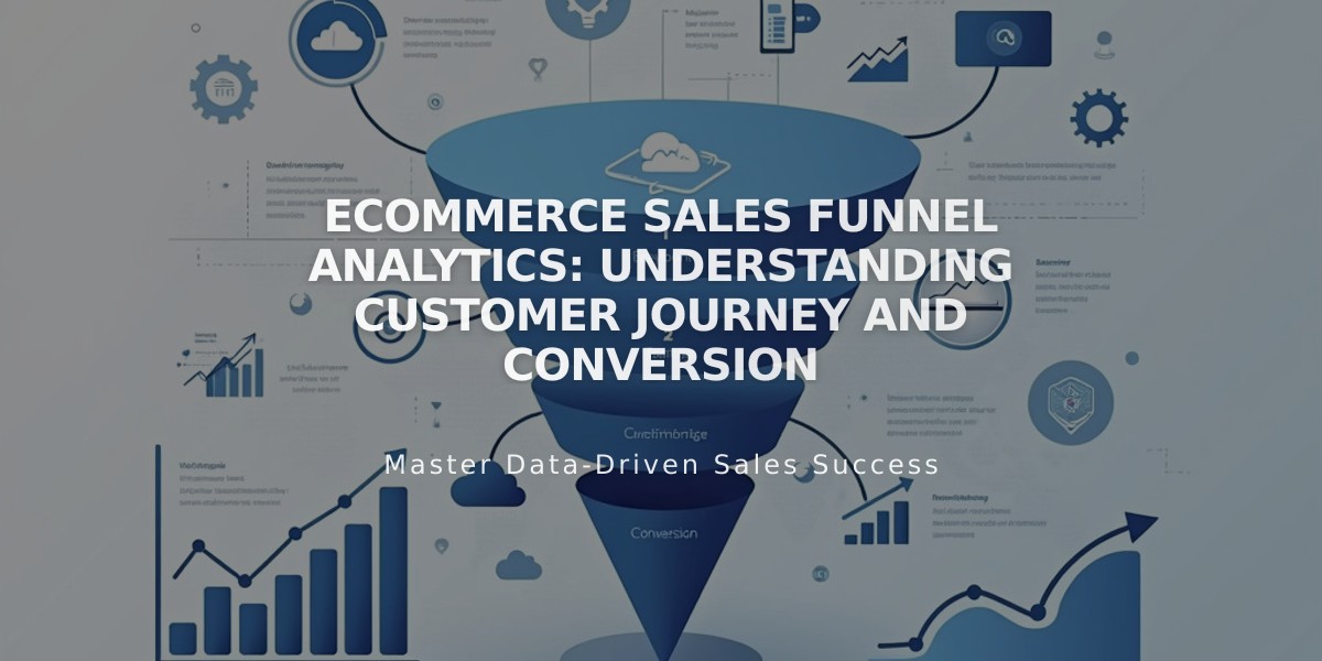 eCommerce Sales Funnel Analytics: Understanding Customer Journey and Conversion