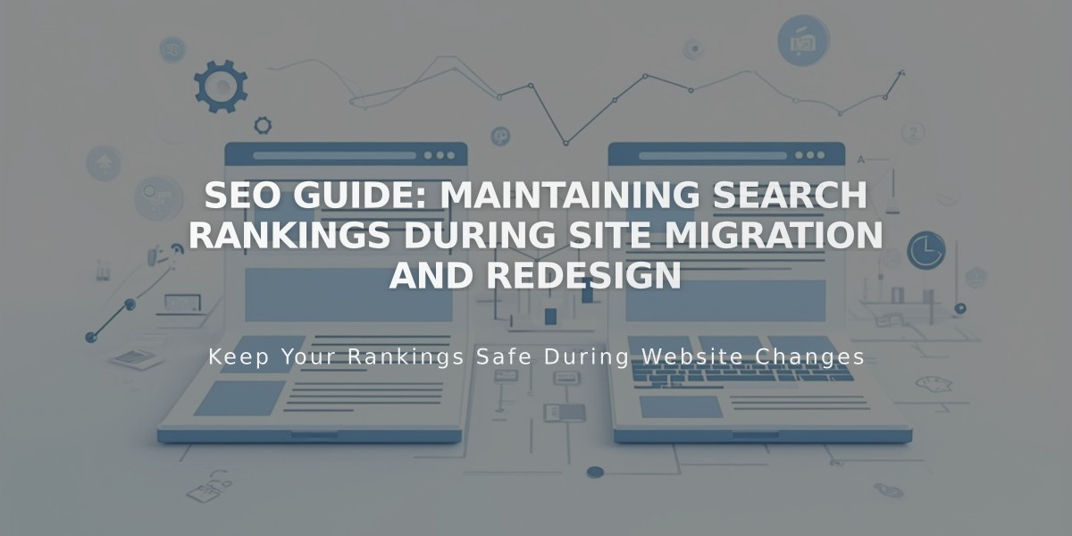 SEO Guide: Maintaining Search Rankings During Site Migration and Redesign