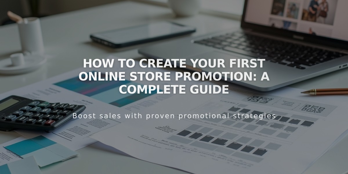 How to Create Your First Online Store Promotion: A Complete Guide