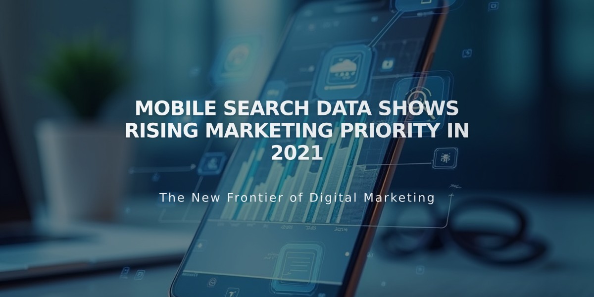 Mobile Search Data Shows Rising Marketing Priority in 2021