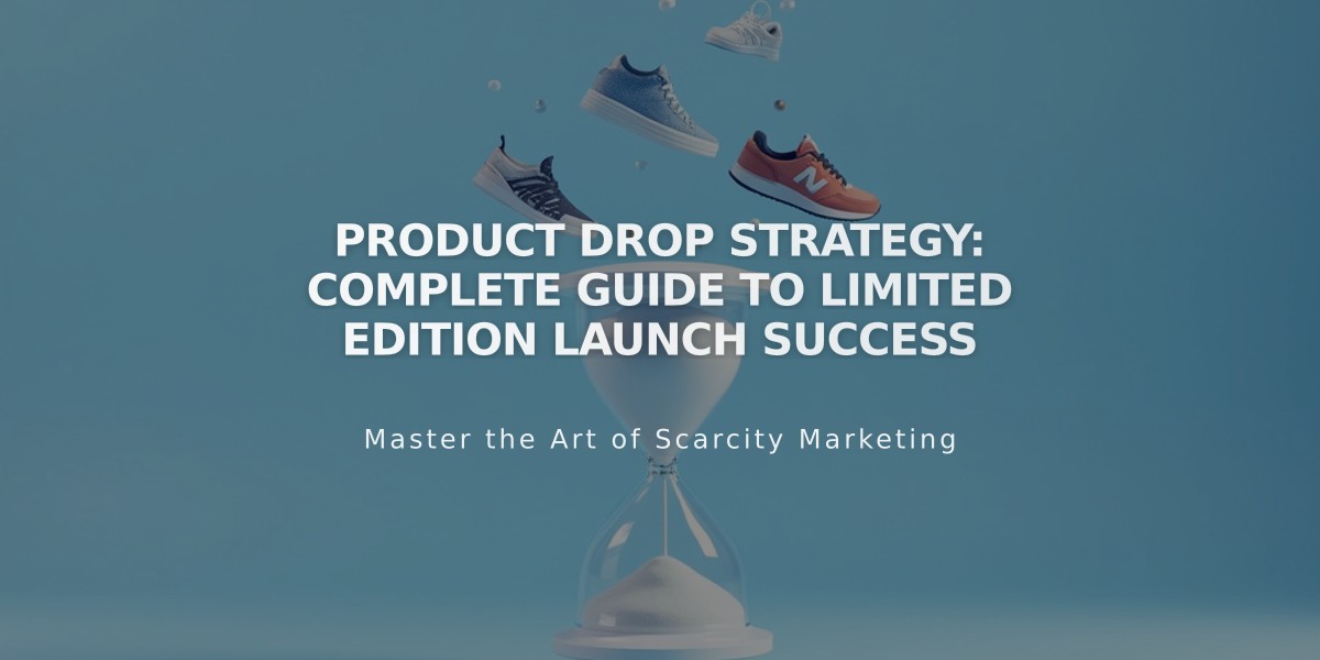 Product Drop Strategy: Complete Guide to Limited Edition Launch Success