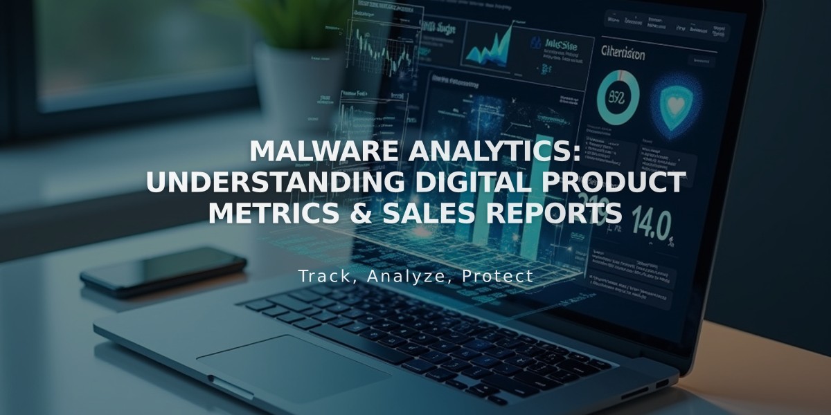 Malware Analytics: Understanding Digital Product Metrics & Sales Reports