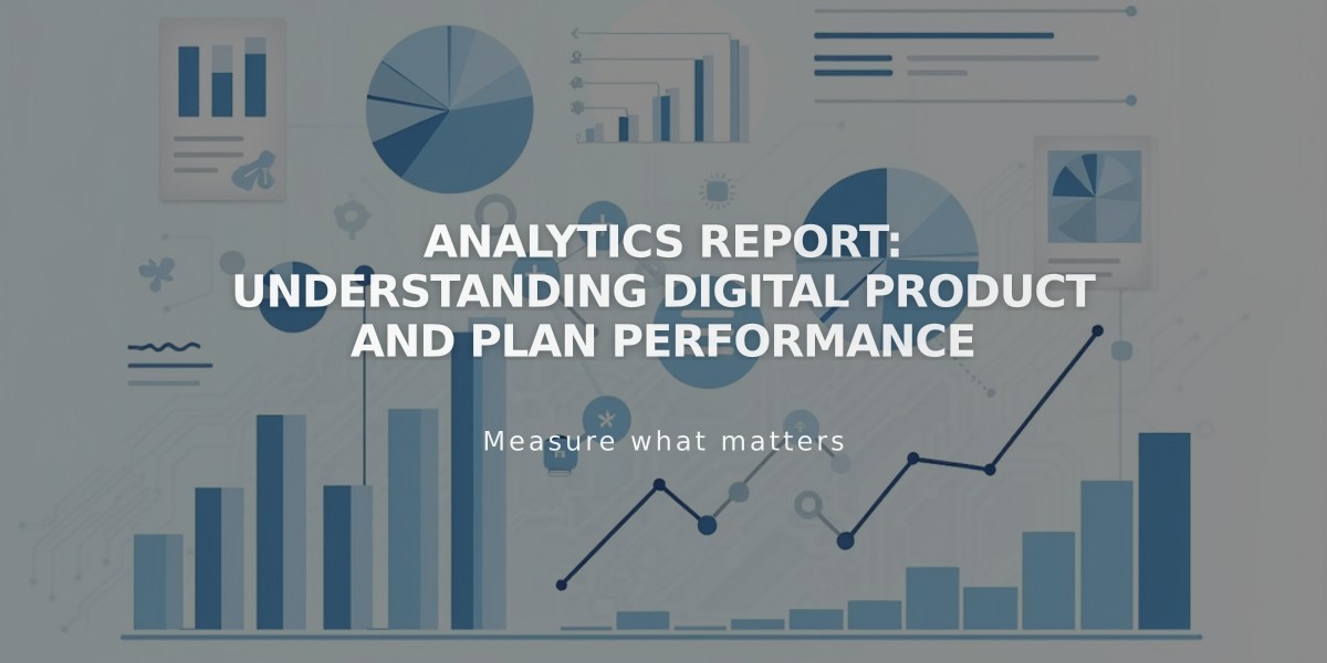 Analytics Report: Understanding Digital Product and Plan Performance