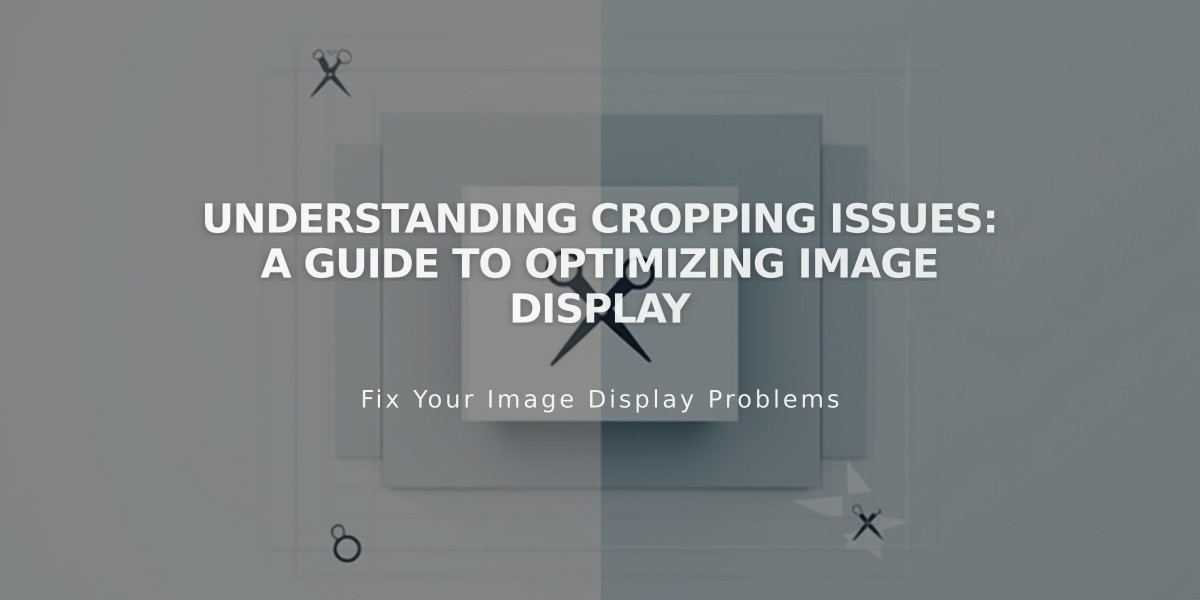 Understanding Cropping Issues: A Guide to Optimizing Image Display