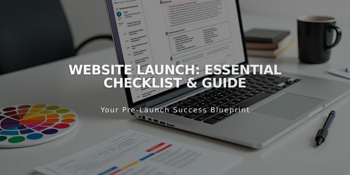 Website Launch: Essential Checklist & Guide